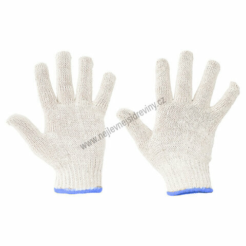 Bavlněné textilní rukavice Soft uni